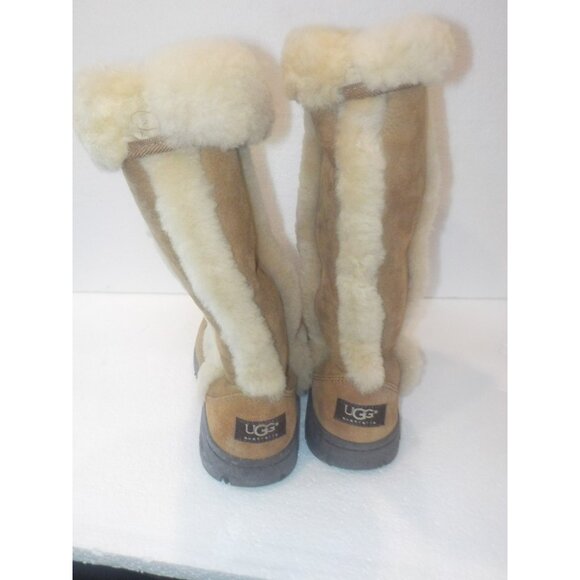 New in Box UGG Chestnut Sunburst Tall Women's #5218 Winter Boots Size 7M - Picture 4 of 7